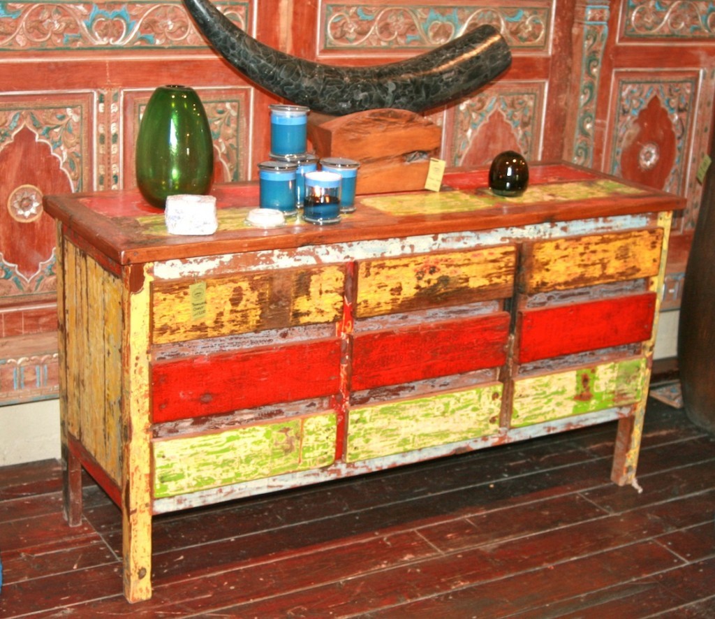 Boat Wood Console